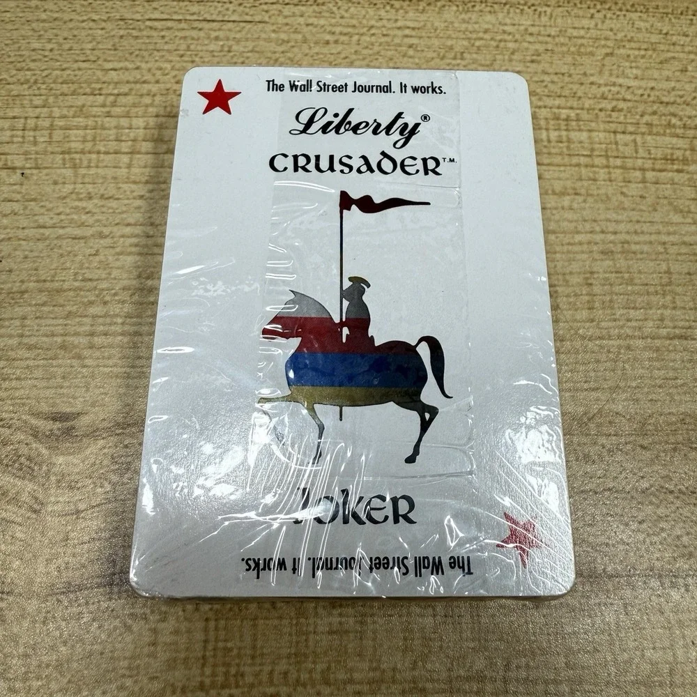 Wall Street Journal Newspaper‎ Vintage Liberty Poker Playing Cards New No Box